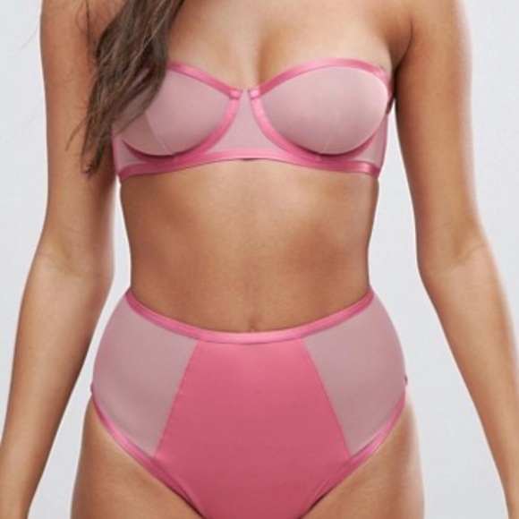 high waisted satin panties